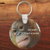 Heb je tanden? Dank een tandarts Sleutelhanger (Voorkant)