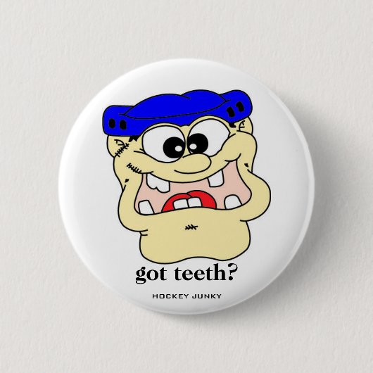 Heb je tanden? ronde button 5,7 cm (Voorkant)