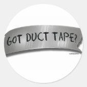 Heb je tape? ronde sticker (Voorkant)