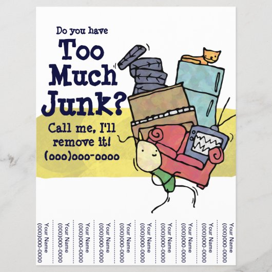 Heb je te veel Junk? Flyer (Voorkant)