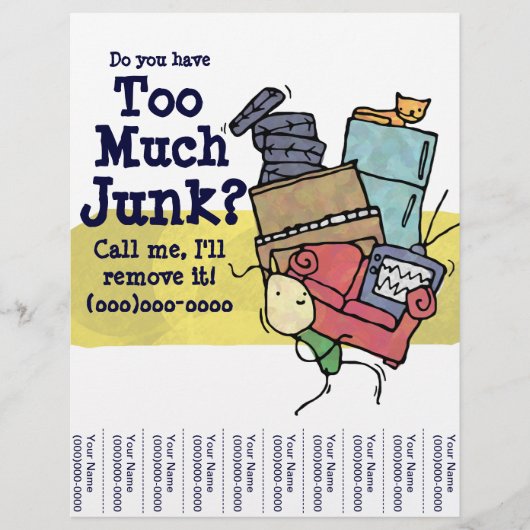 Heb je te veel Junk? Flyer (Voorkant)