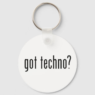 Heb je techno ? sleutelhanger