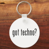 Heb je techno ? sleutelhanger (Voorkant)