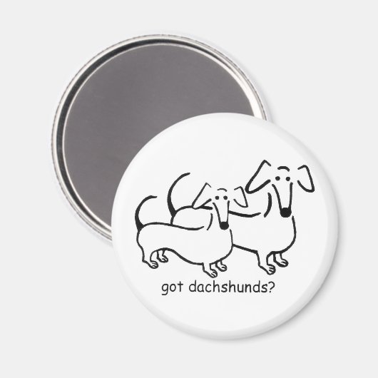 Heb je teckels? Magneet (Voorkant / Achterkant)