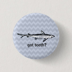 Heb je Teeth? Knoop Ronde Button 3,2 Cm