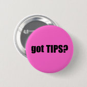Heb je TIPS? Ronde Button 5,7 Cm (Voorkant /achterkant)