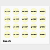 Heb je TIPS? Ronde Sticker (Vel)