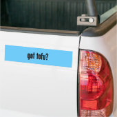 Heb je tofu? bumpersticker (Op Truck)