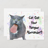 Heb je tong? briefkaart (Voorkant / Achterkant)