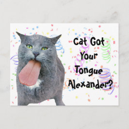 Heb je tong? briefkaart