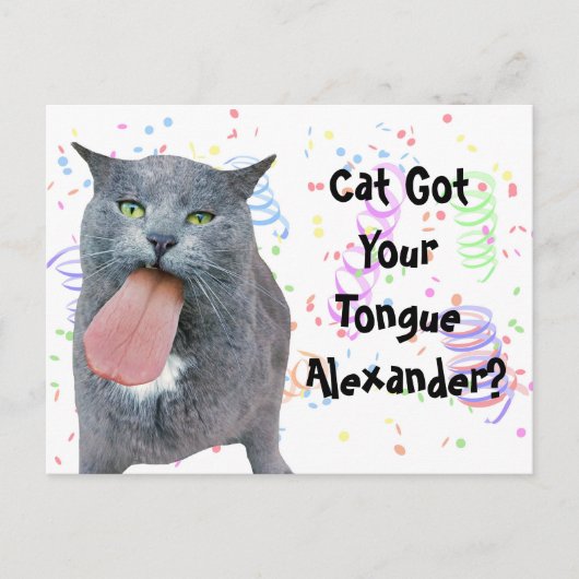 Heb je tong? briefkaart (Voorkant)