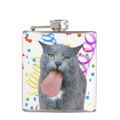 Heb je tong? heupfles (Voorkant)