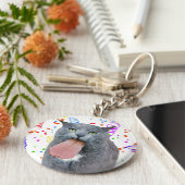 Heb je tong? sleutelhanger (Zijkant)