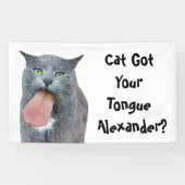 Heb je tong? spandoek (Horizontaal)