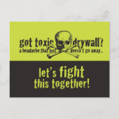 Heb je Toxic Drywall? Briefkaart (Voorkant)