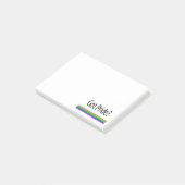 Heb je trots? post-it® notes (Schuin)