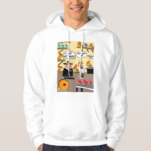 Heb je Tuba 4's? Funny Cartoon Hoodie van Rick Lon (Voorkant)