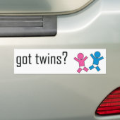 Heb je Twins? Bumpersticker (Op auto)