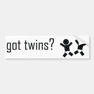 Heb je Twins? Bumpersticker
