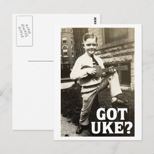 Heb je Uke? Briefkaart (Voorkant / Achterkant)
