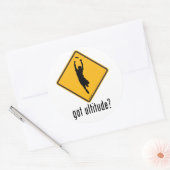 Heb je Ultitude? Ronde Sticker (Envelop)