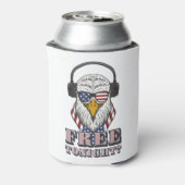 Heb je vanavond vrij? 4 juli patriottische adelaar blikjeskoeler (Blikje Achterkant)