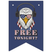 Heb je vanavond vrij? 4 juli patriottische adelaar vlaggetjes (Derde vlag)
