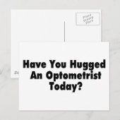 Heb je vandaag een optometrist opgehangen? briefkaart (Voorkant / Achterkant)