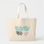 Heb je vandaag een Vegassistent geknuffeld? Grote Tote Bag (Voorkant)