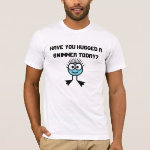 Heb je vandaag een zwemmer geknuffeld? t-shirt