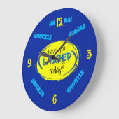 HEB JE VANDAAG GESCHIKT? GROTE KLOK (Hoek)