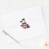 HEB JE VANDAAG JE GOAT GEHUURD? RONDE STICKER (Envelop)