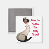 Heb je vandaag je Kat opgehangen? Magneet (Voorkant / Achterkant)