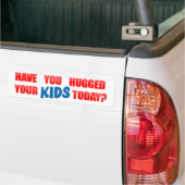 Heb je vandaag je Kinderen opgehangen? Bumpersticker (Op Truck)