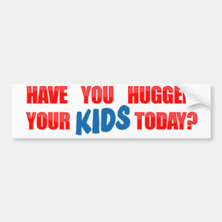 Heb je vandaag je Kinderen opgehangen? Bumpersticker
