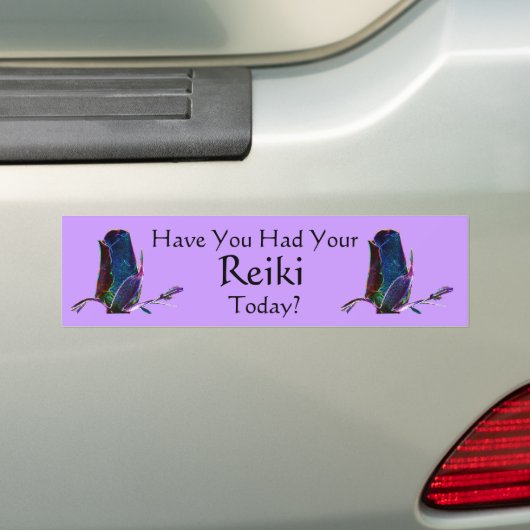 Heb je vandaag je Reiki gehad  Bumpersticker (Op auto)