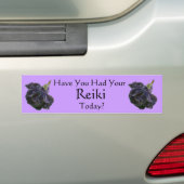 Heb je vandaag je Reiki gehad Roos Bumpersticker (Op auto)