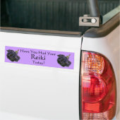 Heb je vandaag je Reiki gehad Roos Bumpersticker (Op Truck)