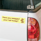 Heb je vandaag je staart geschud? Sticker (Op Truck)