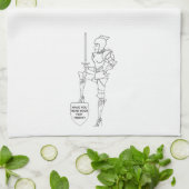 "HEB JE VANDAAG JOUW TEKST GELEZEN?" Handdoek (Gevouwen)