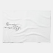 "HEB JE VANDAAG JOUW TEKST GELEZEN?" Handdoek (Horizontaal)