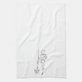 "HEB JE VANDAAG JOUW TEKST GELEZEN?" Handdoek (Verticaal)