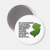 Heb je veel slechte dingen over NJ gehoord? Magneet (Voorkant / Achterkant)