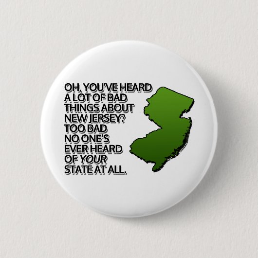 Heb je veel slechte dingen over NJ gehoord? Ronde Button 5,7 Cm (Voorkant)