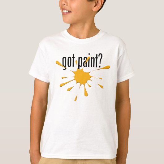 Heb je verf? (Paintball) T-shirt (Voorkant)