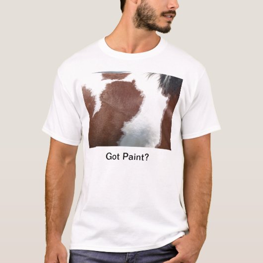 Heb je verf? Verf paard shirt (Voorkant)