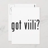 Heb je viili? briefkaart (Voorkant / Achterkant)