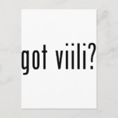 Heb je viili? briefkaart (Voorkant)