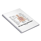 Heb je virale infecties? Medische anatomische Humo Notitieboek (Rechterzijde)