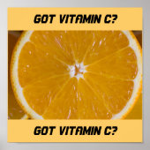 Heb je Vitamine C? Poster (Voorkant)